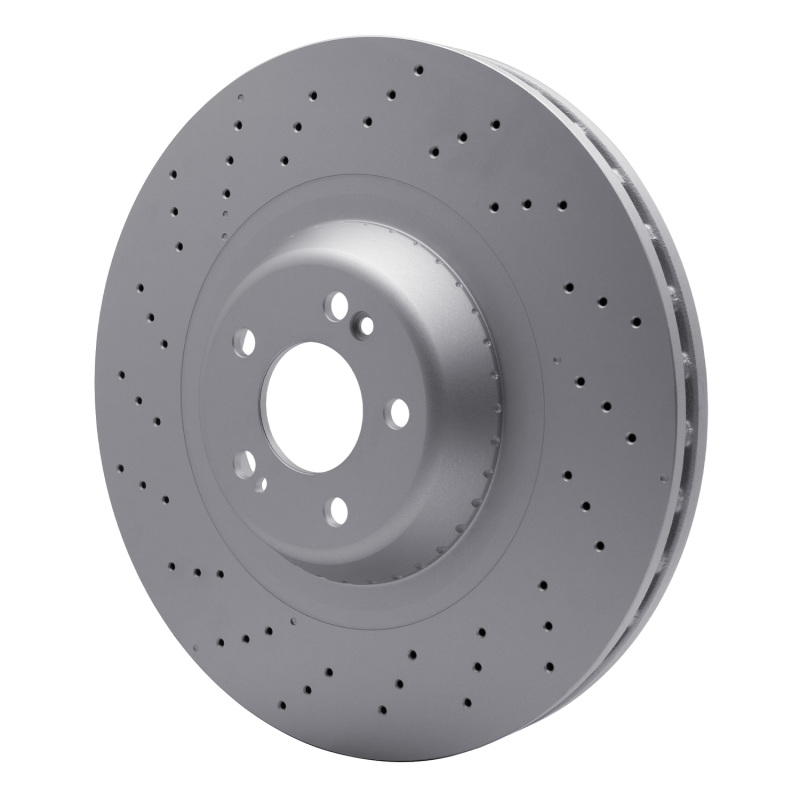 Mercedes-Benz Maybach S600 Brake Rotor (1) - Front - R1 Concepts - GeoSPEC Coated Rotor - Drilled - `15-`17